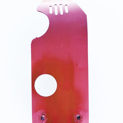 Skidplate Pit Bike Universal, CRF50/70 Style Will Fit Most, TM550-TM553 Red