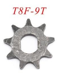 9T Sprocket For 1800W 48V Electric Motor, To Fit 44-8800 Motor Kit, T8F Chain