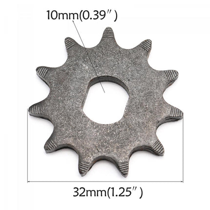 11T Sprocket For 1800W 48V Electric Motor, To Fit 44-8800 Motor Kit, T8F Chain