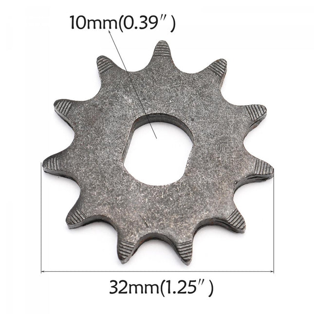 11T Sprocket For 1800W 48V Electric Motor, To Fit 44-8800 Motor Kit, T8F Chain