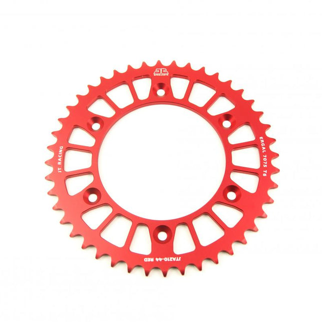 Rear Sprocket Jt Racerlite Red, Jt JTA210.44RED 7075-T6 Aluminium