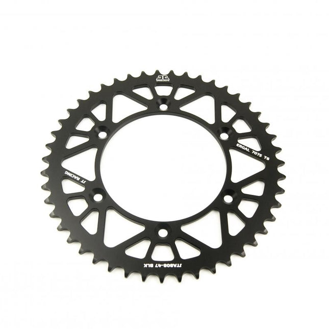 Rear Sprocket Alloy Black 808, JTA808.47BLK