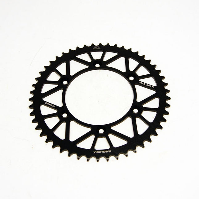 Rear Sprocket Alloy Black 808, JTA808.50BLK