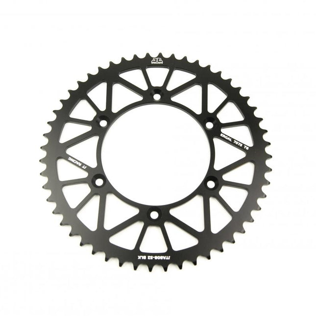 Rear Sprocket Alloy Black 808, JTA808.52BLK
