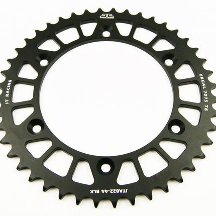 REAR SPROCKET ALLOY BLACK 822, JTA822.44BLK 7075-T6 Aluminium