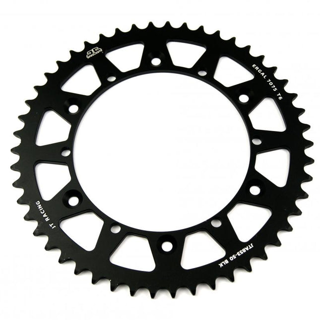 REAR SPROCKET ALLOY BLACK, JTA853.50BLK 7075-T6 Aluminium