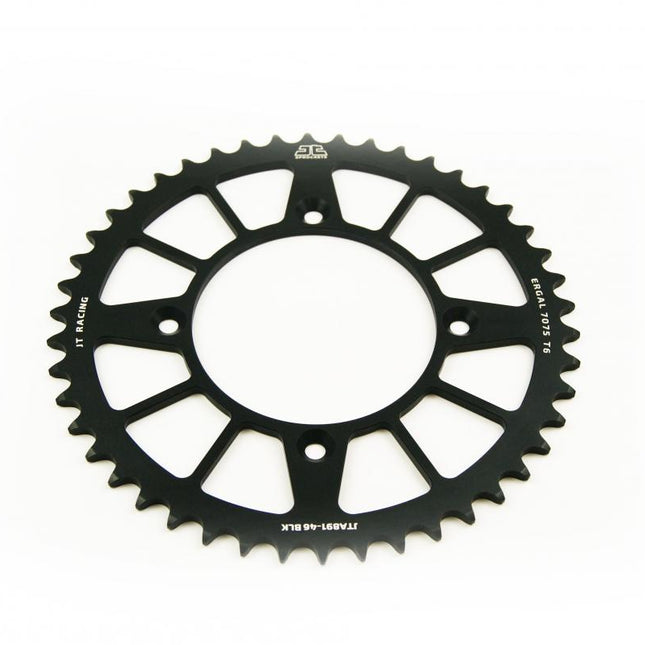 Rear Sprocket JTA891.46BLK Black, Road KTM Alloy