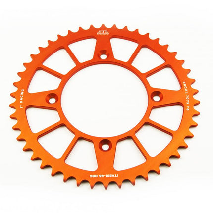 Rear Sprocket JTA891.46ORG Orange, Road KTM Alloy