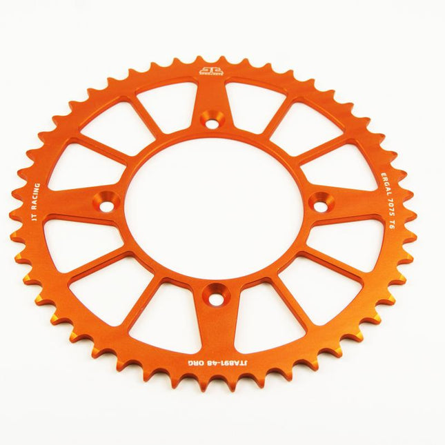 Rear Sprocket JTA891.48ORG Orange, Road KTM Alloy