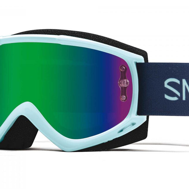 Smith Fuel V.1 MAX Iceberg Blue, M00830361991Y - End Of Line, Mirrored Lens And Clear Lens
