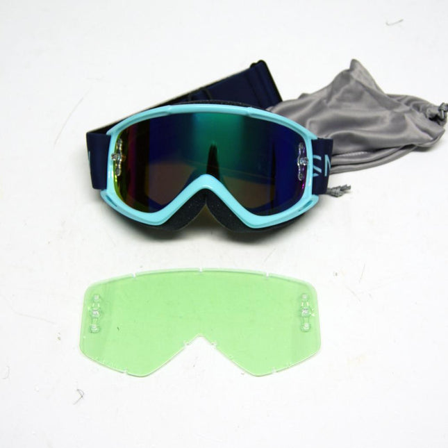 Smith Fuel V.1 MAX Iceberg Blue, M00830361991Y - End Of Line, Mirrored Lens And Clear Lens