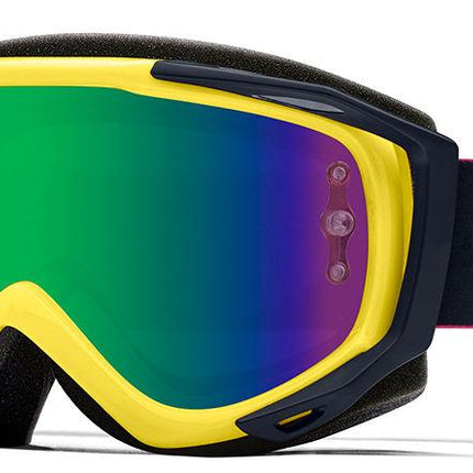 Smith Fuel V.2 Citron Indigo Goggles M00831368991Y - End Of Line - Mirrored Lens And Clear Lens