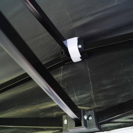 Gazebo / Canopy Tent 3x3m, Borilli Support Pop Up Tent, With Back & Half Sides