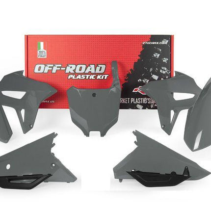 Plastic KIT/6 CRF450R 2021-24, Rtech R-KITCRF-GR0-521 Quantum Grey