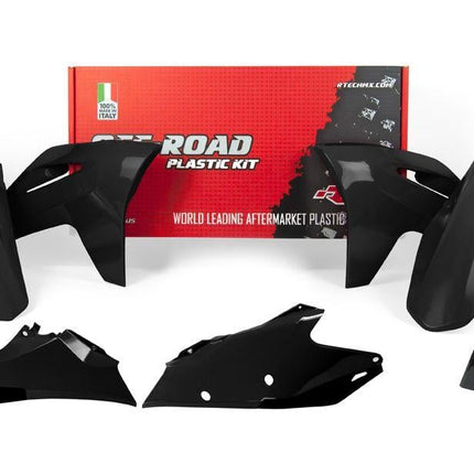 Plastic KIT/5 2021-23 Ec-ecf Black Rtech R-KITGAS-NR0-421 Gasgas