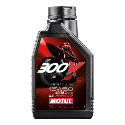 300V Fl Road Racing 15W50 1 Litre, Motul 450010