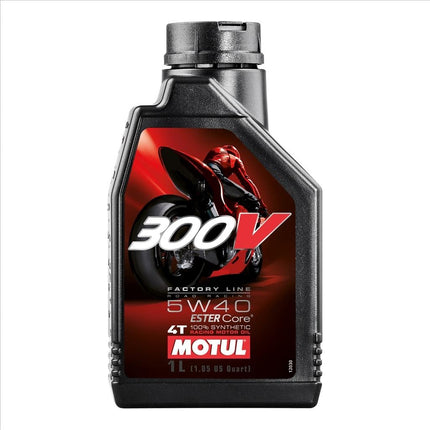 300V Fl Road Racing 5W40 1 Litre, Motul 450006