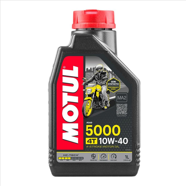 5000 10W40 4T 1 Litre UK, MOTUL 450035