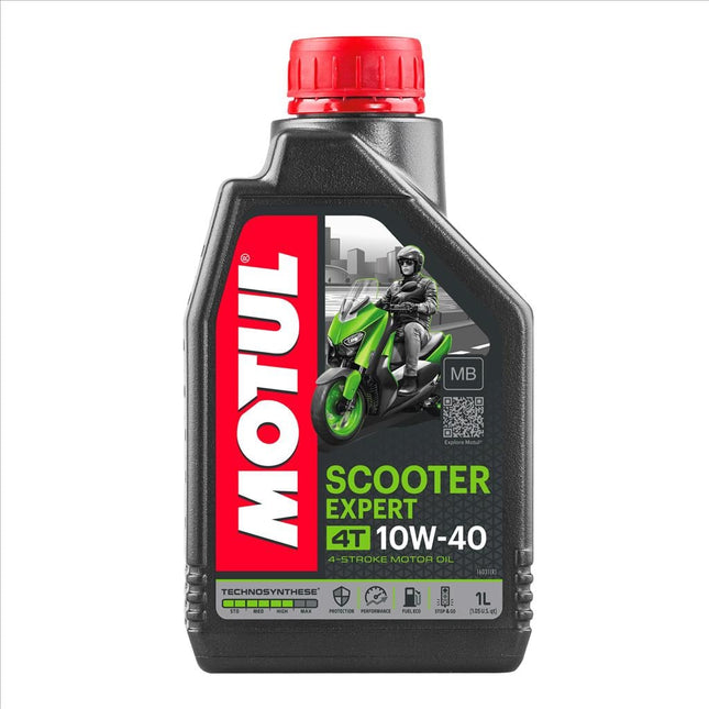 SCOOTER EXPERT 4T 10W40 MB 1 Litre, SCOOTER EXPERT 4T 10W40 MB 12X1L, Motorcycle, TECHNOSYNTHESE