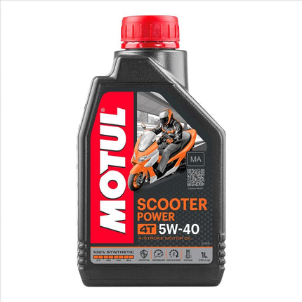 Scooter Power 4T 5W40 Ma 1 Litre, Motul 450050