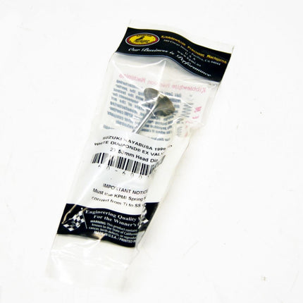 Valve Exhaust White Diamond GSX-R1300 99-19, Kibblewhite 60-60010H Hayabusa, Suzuki 12912-24F00 Road