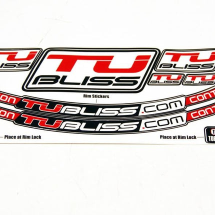 Tubliss Rep. Rim Sticker, 999-TUBRIMSTICKER, Replacement, Pinch Puncture Proof