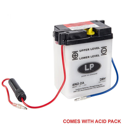 Battery 6N2-2A V 2Ah. Dry+acid, Landport Ma 6N2-2A, Road, Mc