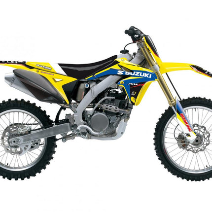 10-18 RMZ250 Dream 4 Decal Kit, Blackbird 8319N Suzuki