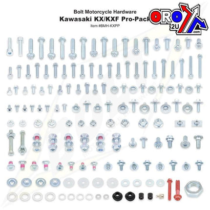 Bolt Kawasaki Kx/kxf Pro Kit, Motocycle Hardwear Bmh-kxpp, Bmhkxpp
