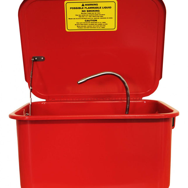 Parts Washer / Bench 3.5GL, 3.5 Gallon / Engine Cleaner Washer, Red