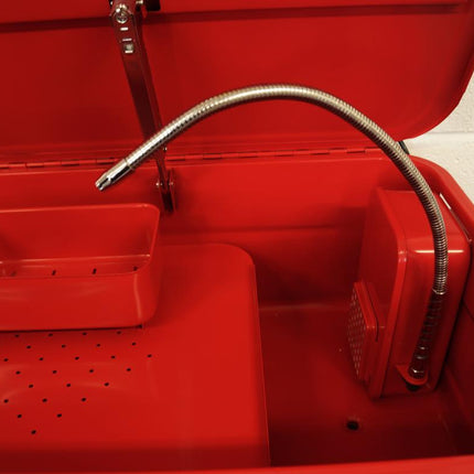 Parts Washer / Bench 20GL, 20 Gallon / Engine Cleaner Washer, Red