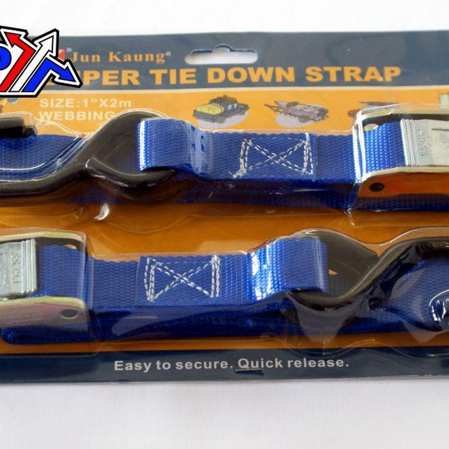 TIE DOWN 1 inch x 6ft 500KGS BLUE