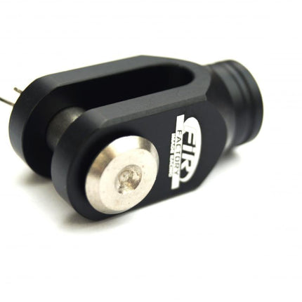 Brake Clevis Rear Black KX RM, FIR ASRBC-06, Cnc Alloy