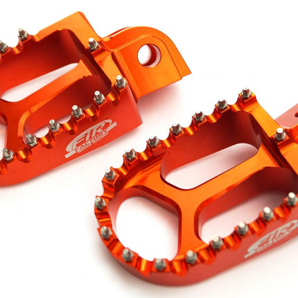 Foot Pegs Orange Gasgas/husqvarna/ktm, FIR ASF-05, Cnc Alloy, 59003041250, 59003040250