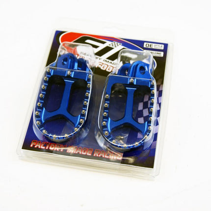 Foot Pegs Blue Gasgas/husqvarna/ktm, FIR ASF-05, Cnc Alloy, 59003041250, 59003040250