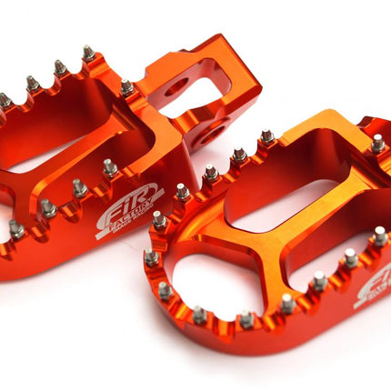 Foot Pegs Orange Gasgas/husqvarna/ktm, FIR ASF-19, Cnc Alloy