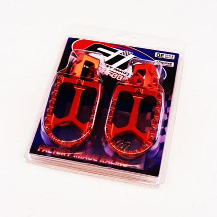 Foot Pegs Orange Gasgas/husqvarna/ktm, FIR ASF-19, Cnc Alloy