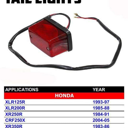 Tail Light Assy. Honda Style MX-01550, 33701-KF0-652