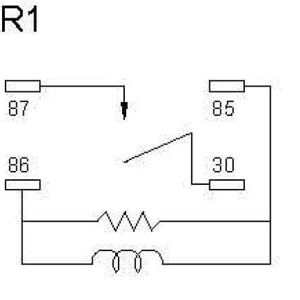 Relay Unit 4 Pin. 12 Vdc UP-01556