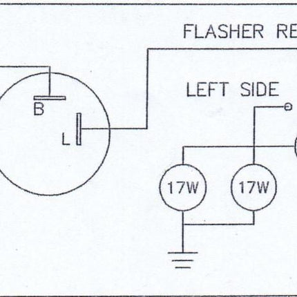 Flasher Relay Unit 2 PIN.6V / 17W X 2. UP-01559