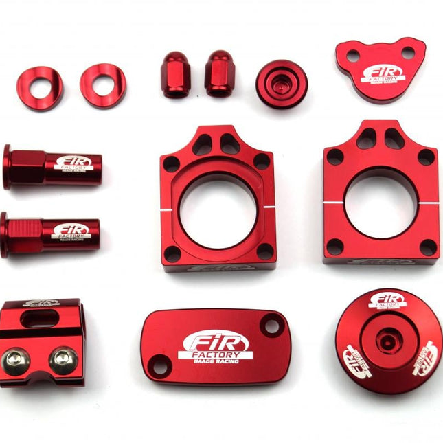 11PC Bling Kit CRF 450, FIR CPK-102, Cnc Alloy, Axle Block, Caps, Tyre Nut