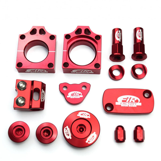 11PC Bling Kit CRF 450, FIR CPK-103, Cnc Alloy, Axle Block, Caps, Tyre Nut
