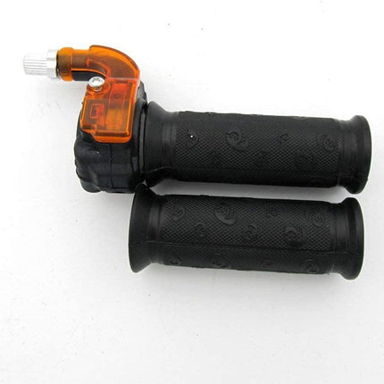 THROTTLE MINI GRIP SET, Handle Grip Throttle Clamp 49cc Pocket Bike Mini Moto Quads Twist Throttle Accelerator Grip