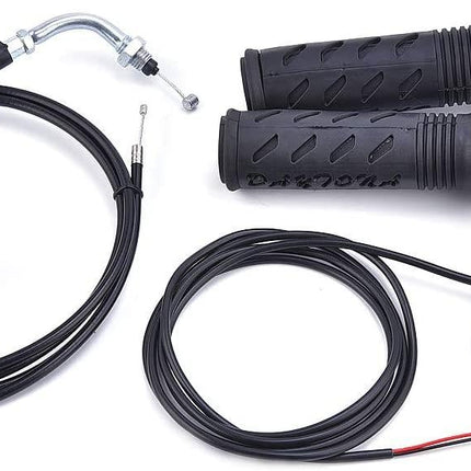 Throttle Twistgrip Assy Grips + Cable.