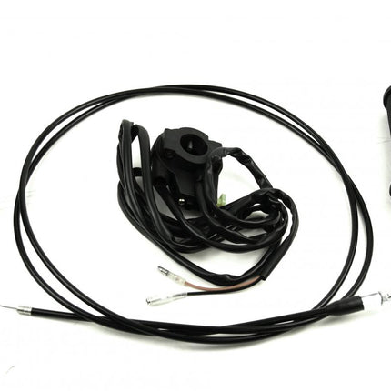 Throttle Twistgrip Assy Grips + Cable.