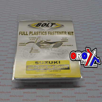 Plastic Bolt Kit RM125/250, Bolt Hardware SUZ-0108120