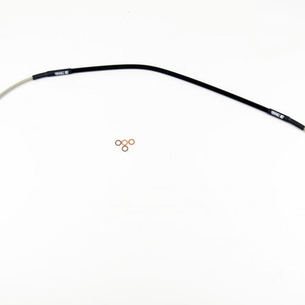 Hose Front Brake Silver / Blk, Venhill K01-1-030/P-CL, KTM 85 Sx 2018-2020, 47213010000