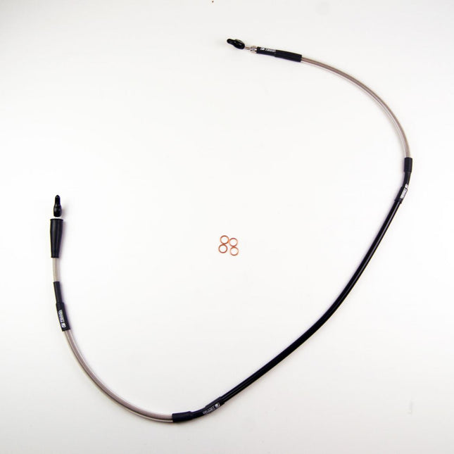 Hose Front Brake Silver / Blk, Venhill S01-1-039/P-CL, 59480-28H12, 59480-28H11, 59480-28H10