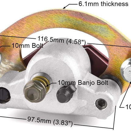Brake Caliper RH Front, 1911151, 1911302 Polaris