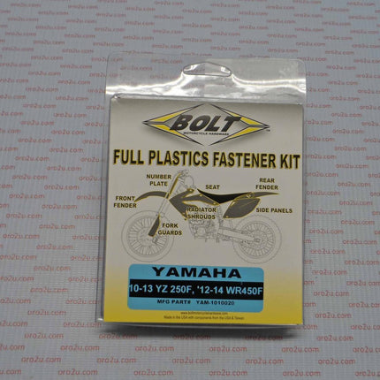 Plastic Bolt Kit YZF250 10-13, Bolt Hardware YAM-1010020